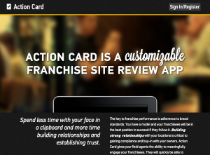 Action Card Home Screen