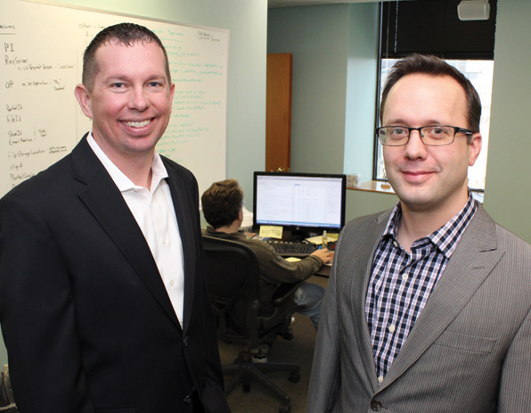 Rod Smith & Don Stavneak of Volano in the Midlands Business Journal