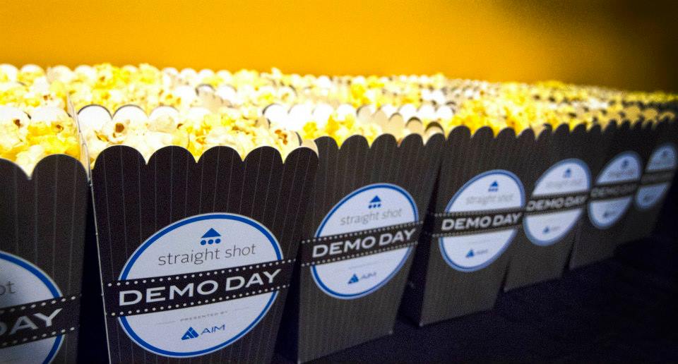 Straight Shot Demo Day popcorn