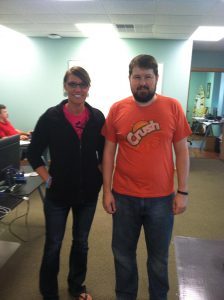 Newbies Gwen and Kevin