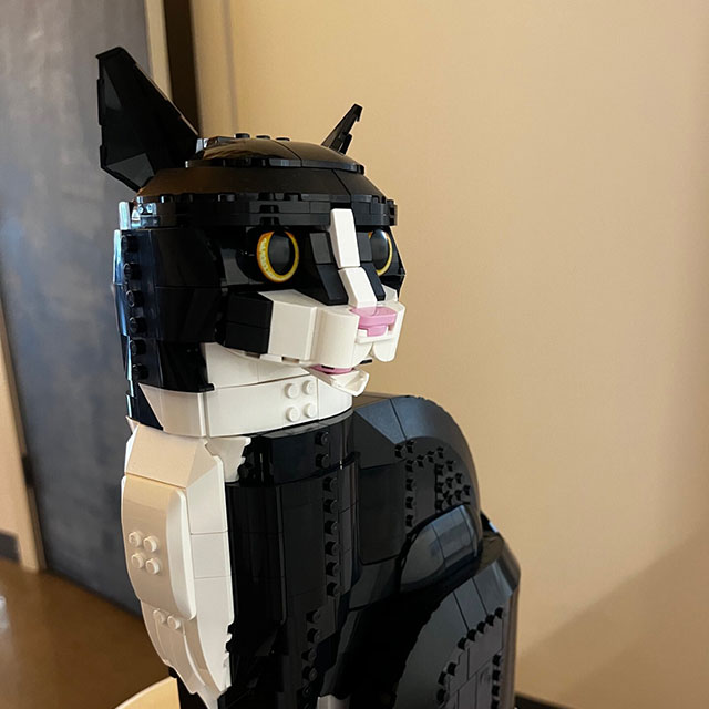 Max the Lego Cat works at Volano